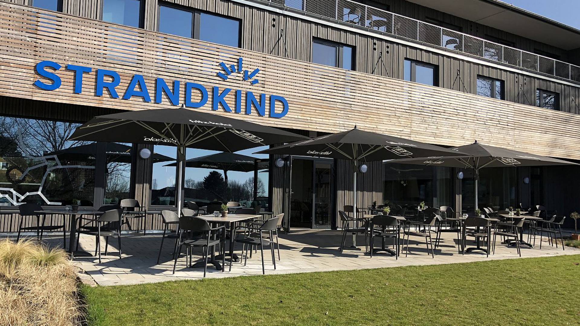 Terrasse des Hotels Strandkind